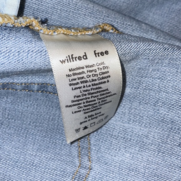 Aritzia Wilfred Light Denim Skirt - Picture 5 of 6